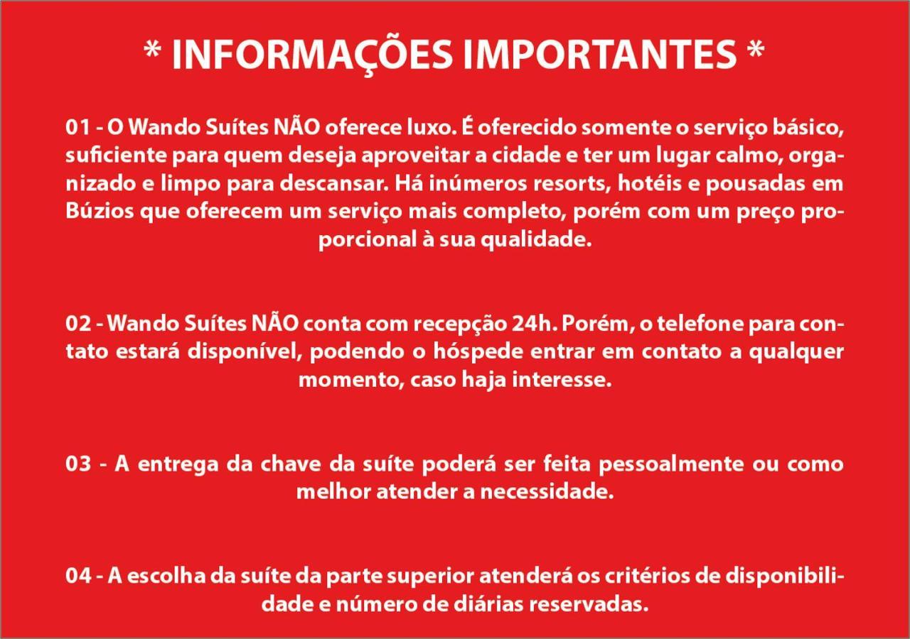 Wando Suites Búzios Exteriör bild